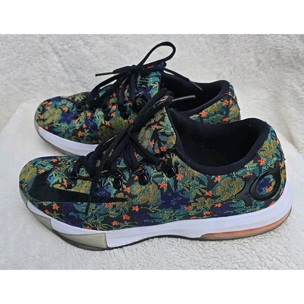 Nike KD 6 VI EXT QS Floral Kevin Durant Size 9.5 Sneakers Shoes  652120-900 2013